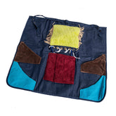 Tastschort met zakjes en veters