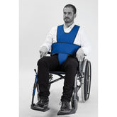 Rolstoelfixatievest met klittenband en clipsluiting