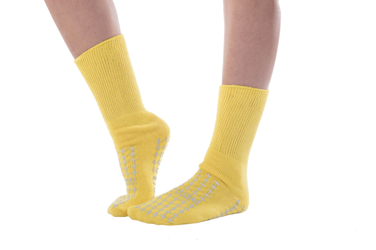 Antislipsokken disposable, antislip boven- en onderzijde
